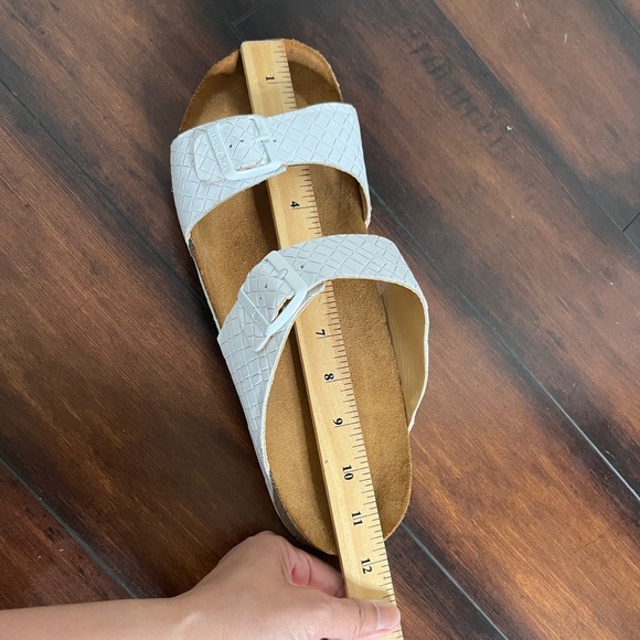 New Haflinger Men Bio Andrea Sandals White Intreccio Leather size EU 46 Comfort - Picture 11 of 11